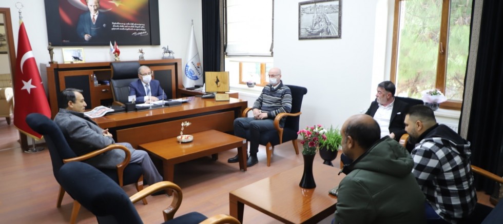1354 Gelibolu Derneğinden Başkan Özacar'a Ziyaret