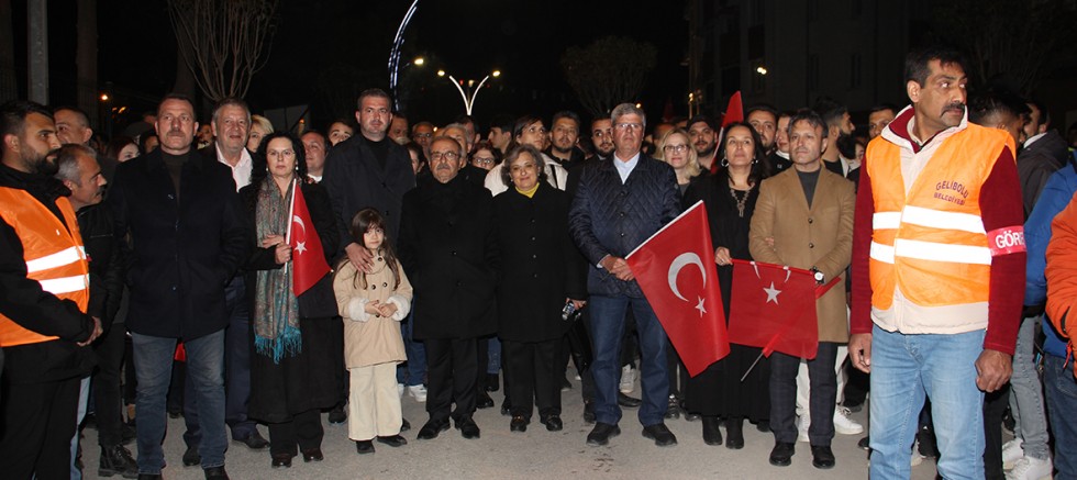 18 Mart Şehitlere Saygı Yürüyüşü Gerçekleştirildi