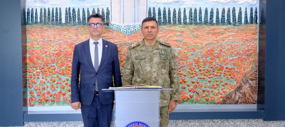 2. Kolordu Komutanı Vural’dan Rektör Erenoğlu’na Ziyaret