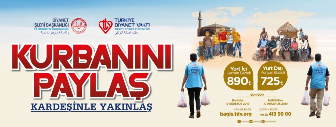 2019 Yılı Kurban Kesim Bedeli