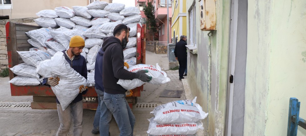 550 Aileye 220 Ton Kömür Dağıtıldı