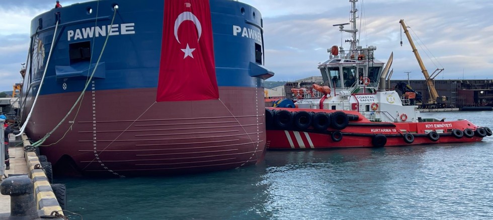 7 Bin Grostonluk Gemi Denize İndirildi