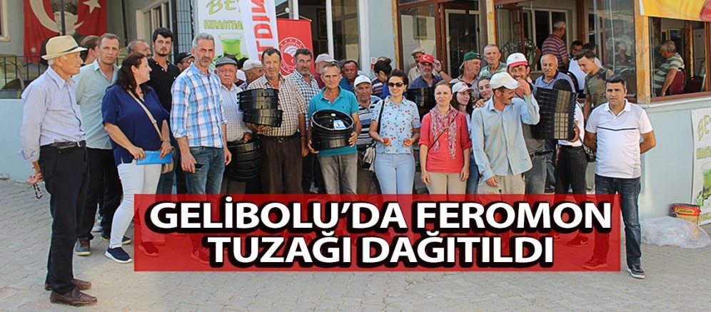 83 üreticiye 194 Adet ‘Feromon Tuzağı’ Dağıtıldı