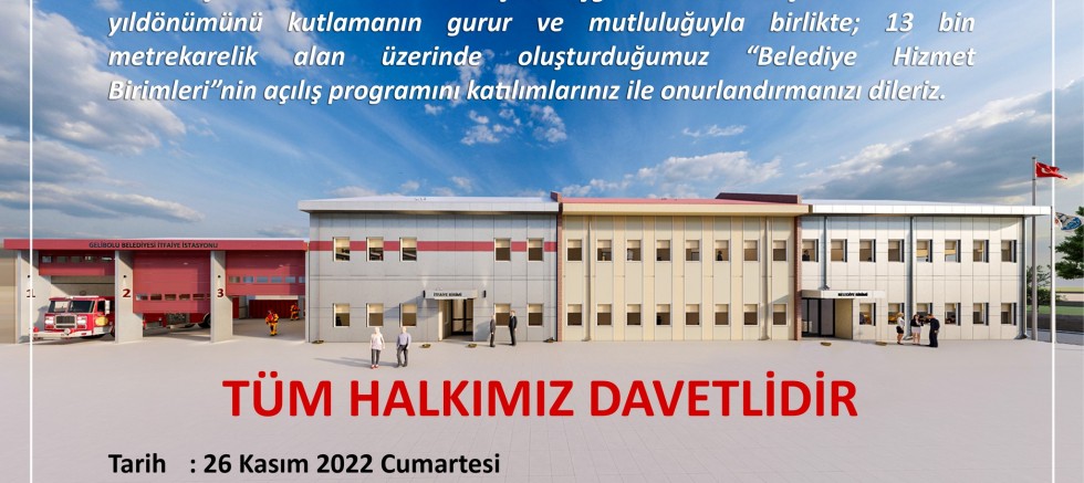 ‘99 Yıl Sonra Hizmet Birimleri Tek Çatı Altında’