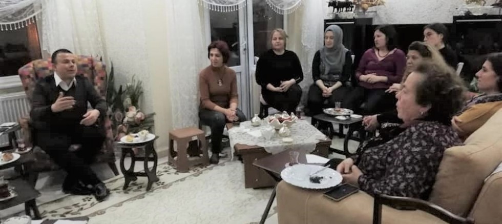 AK PARTİ BELEDİYE BAŞKAN ADAYI  ÇETİN’İN SES ZİYARETLERİ