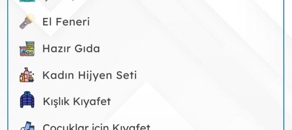 AK Parti’den Yardım Kampanyası!