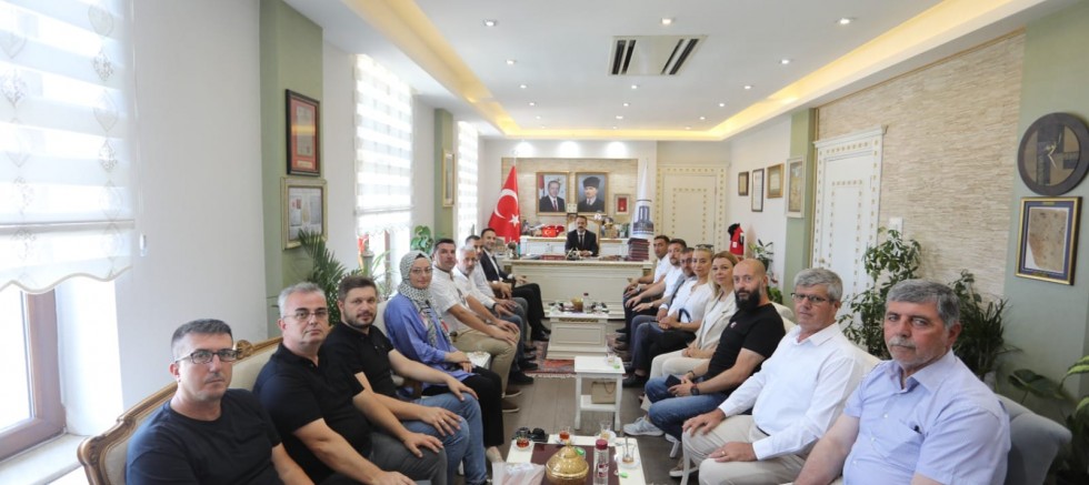 AK Parti İl Başkanlığından Vali Aktaş’a Veda Ziyareti