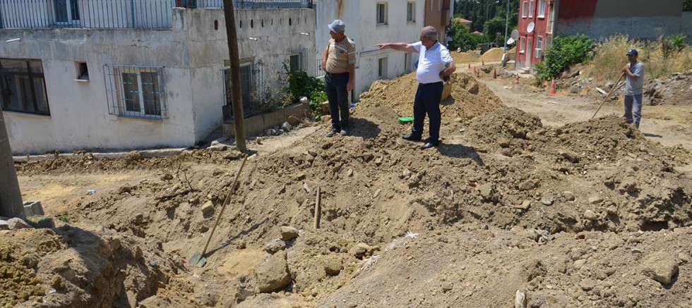 Aleaddin Mahallesi’nde Altyapı Çalışmaları