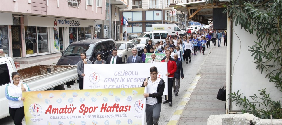 Amatör Spor Haftası Etkinlikleri  Kortej Yürüyüşü İle Başladı