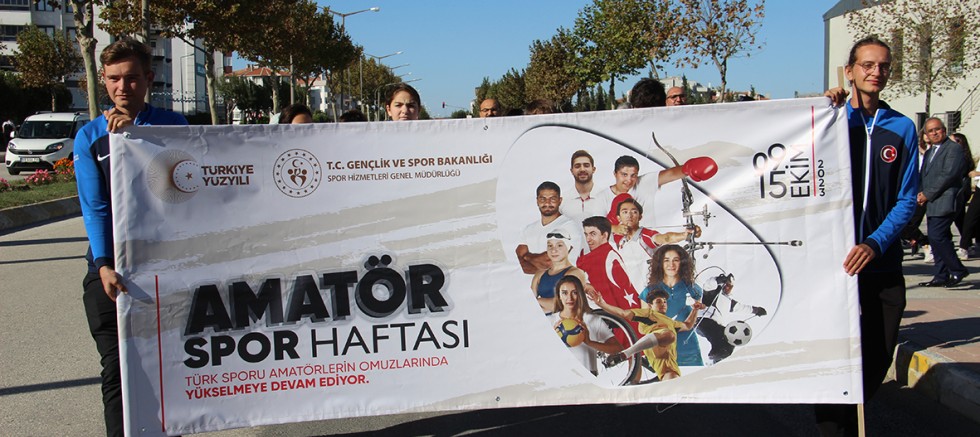 Amatör Spor Haftası Kortej Yürüyüşü Gerçekleştirildi