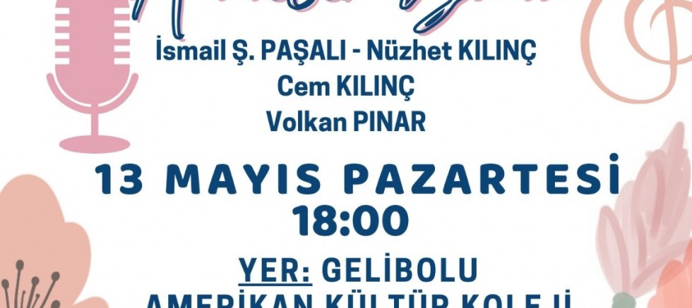 Amerikan Kültür Kolejinden Anneler Günü Konseri