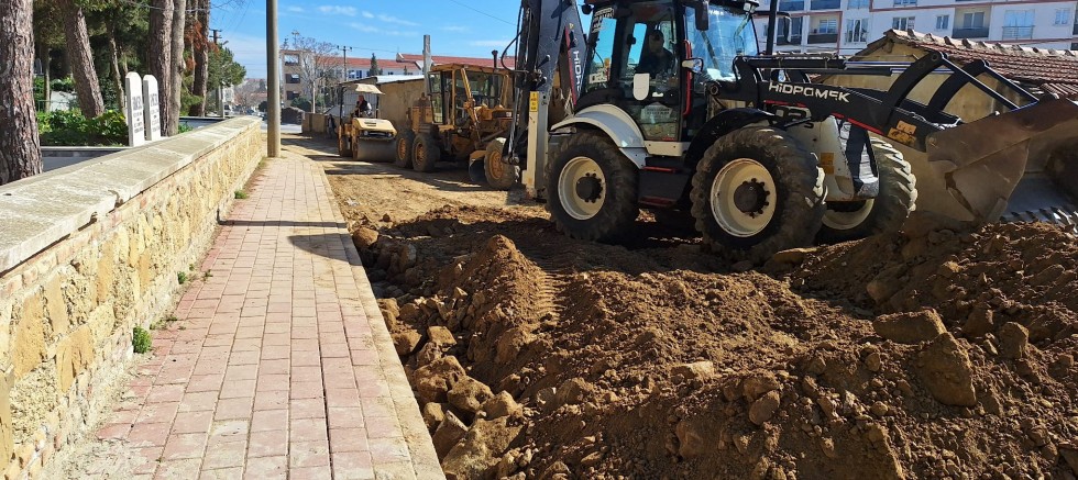Anafartalar Caddesi’nde Üst Yapı Çalışmaları Başladı