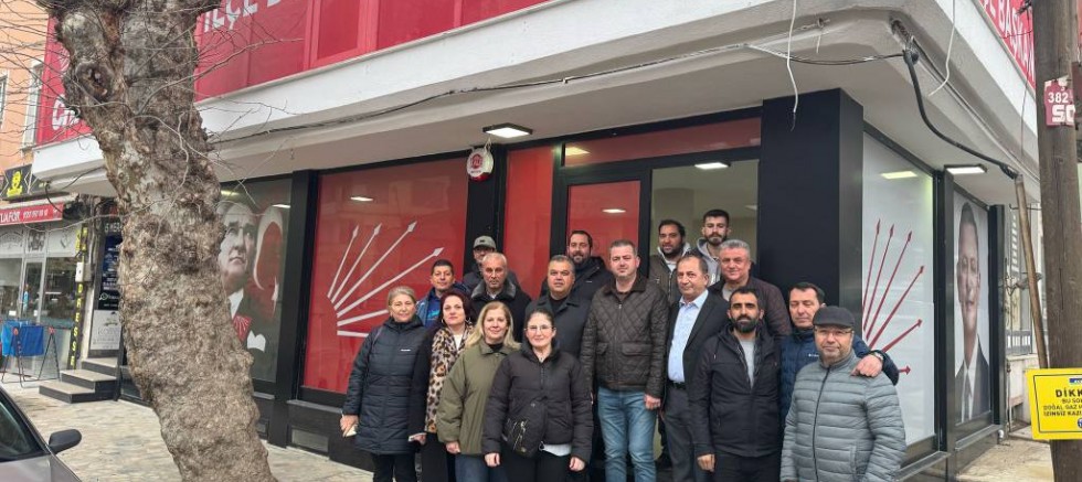 Arslan ve Kopça’dan CHP İlçe Başkanlığına Ziyaret