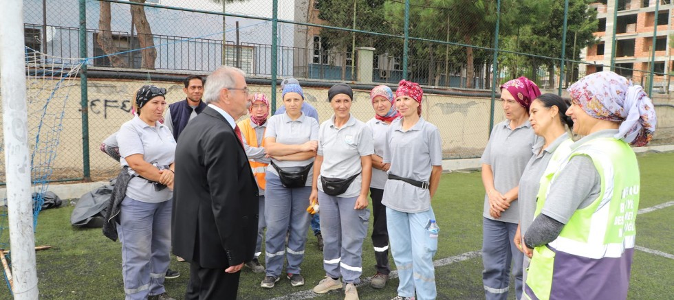 Başkan Özacar, Çalışmaları İnceledi