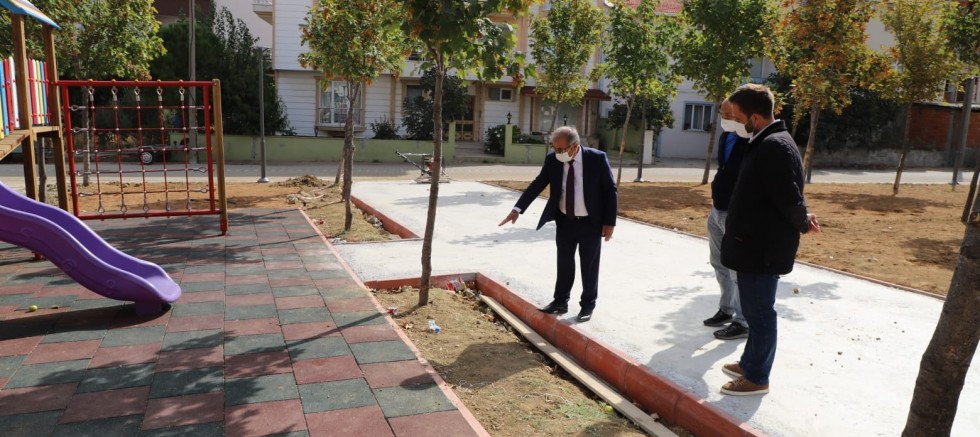 Başkan Özacar Çalışmaları İnceledi