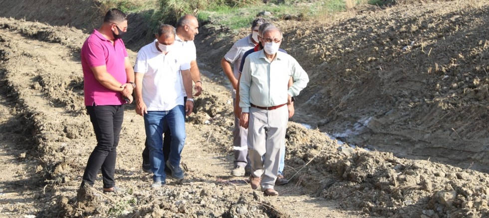 Başkan Özacar Çamlıkta İncelemelerde Bulundu
