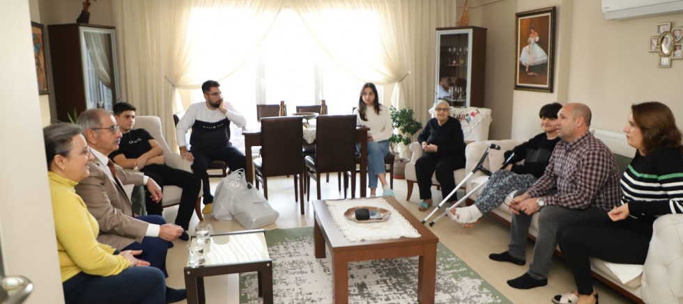 Başkan Özacar’dan Başsağlığı ve Geçmiş Olsun Ziyareti