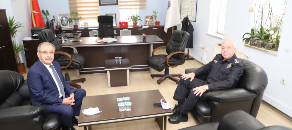 Başkan Özacar’dan Emniyet Müdürü Güçlü’ye Ziyaret