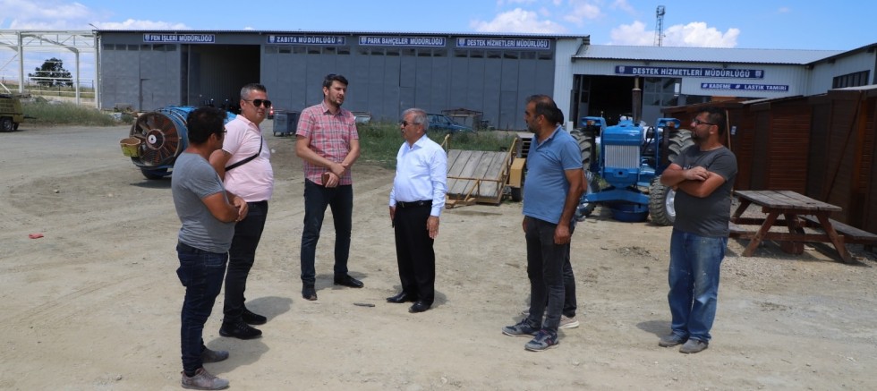 Başkan Özacar’dan Hizmet Birimleri Alanında İnceleme