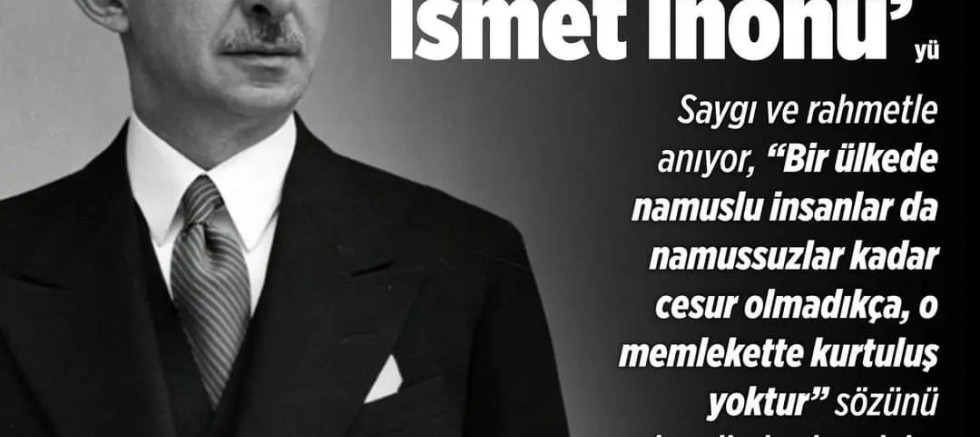 Başkan Özacar’dan İnönü’yü Anma Mesajı
