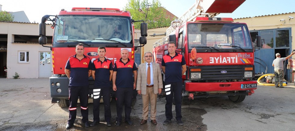 Başkan Özacar’dan İtfaiye Haftası Ziyareti