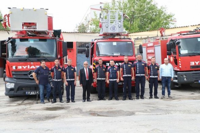 Başkan Özacar’dan İtfaiye Haftası Ziyareti