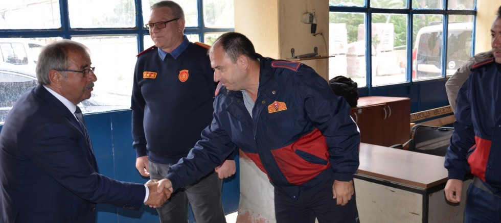 BAŞKAN ÖZACAR’DAN  “İTFAİYE HAFTASI” ZİYARETİ