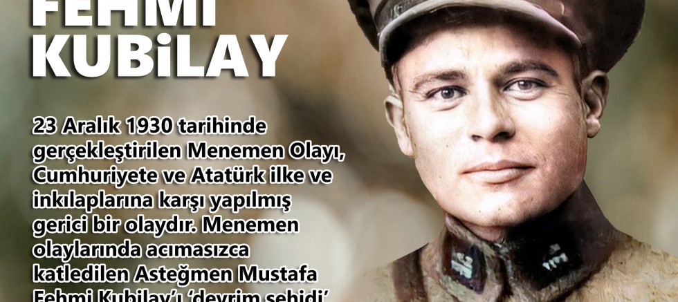 Başkan Özacar’dan Kubilay’ı Anma Mesajı