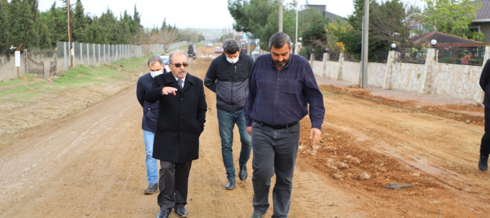 Başkan Özacar, Doğalgaz Çalışmalarını İnceledi