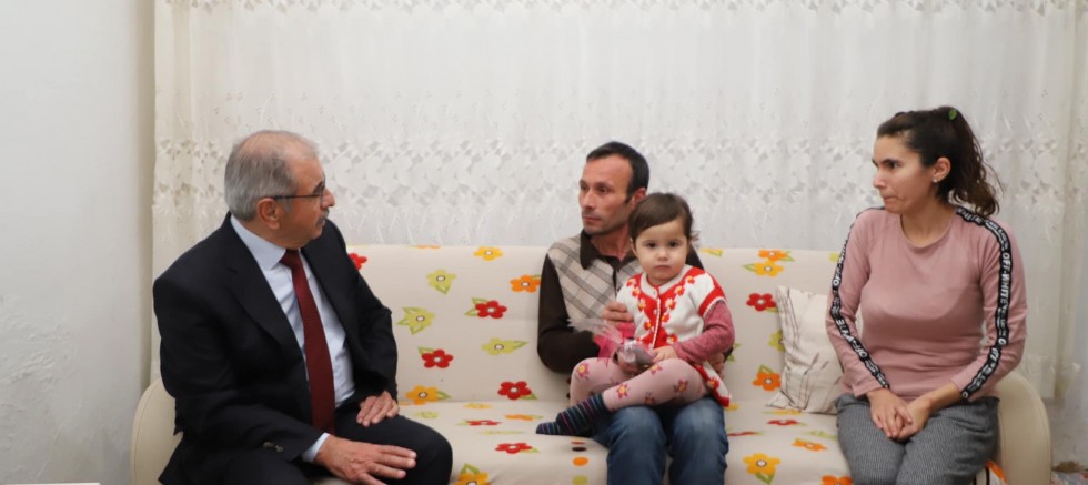Başkan Özacar, Ev Ziyaretlerine Devam Ediyor