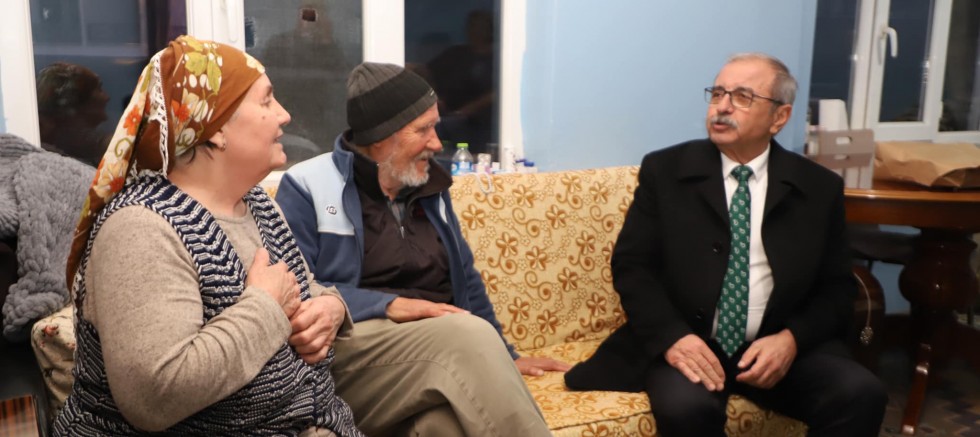 Başkan Özacar, Ev Ziyaretlerine Devam Ediyor