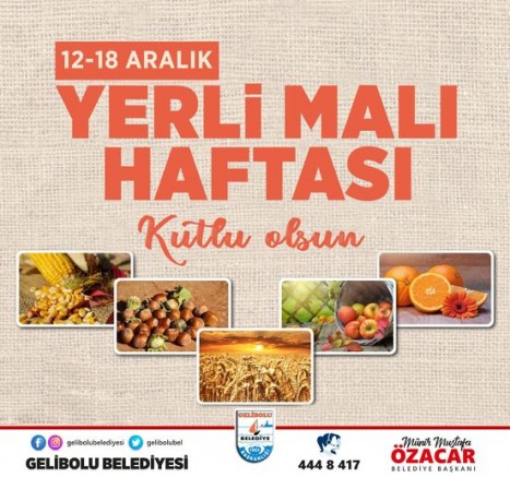Başkan Özacar’ın Yerli Malı Haftası Mesajı