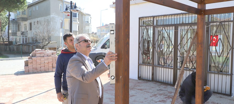 Başkan Özacar Park Çalışmalarını İnceledi