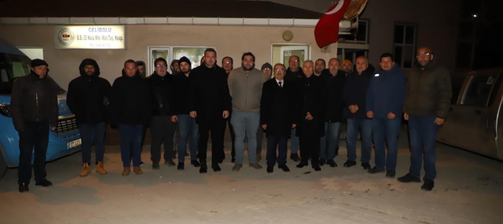 Başkan Özacar, Şehiriçi Minibüsçülerini Ziyaret Etti