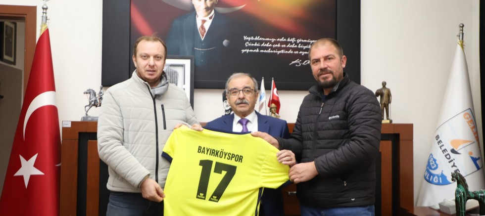 Bayırköyspor'dan Başkan Özacar'a Ziyaret