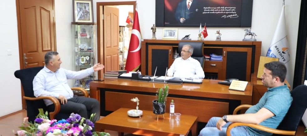 Bayram ve Övün’den Başkan Özacar’a Ziyaret