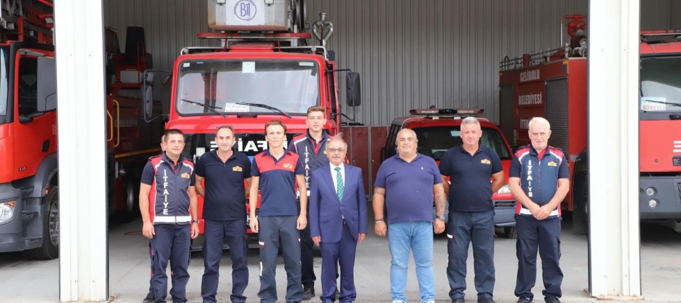 Belediye Başkanı Özacar’dan İtfaiye Haftası Ziyareti
