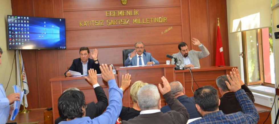 Belediye Meclisi Ekim Ayı Mesaisi Tamamlandı