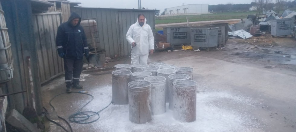 Belediyenin Dezenfekte Çalışmaları Sürüyor