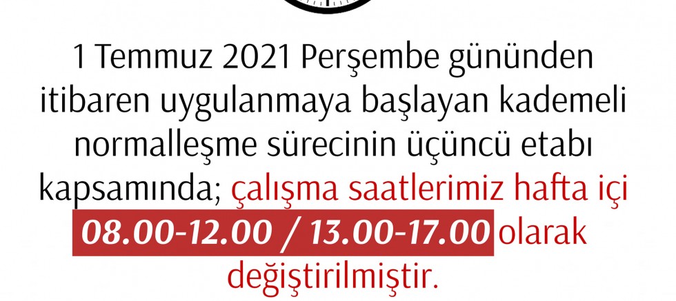Belediyenin Mesai Saatleri Değişti