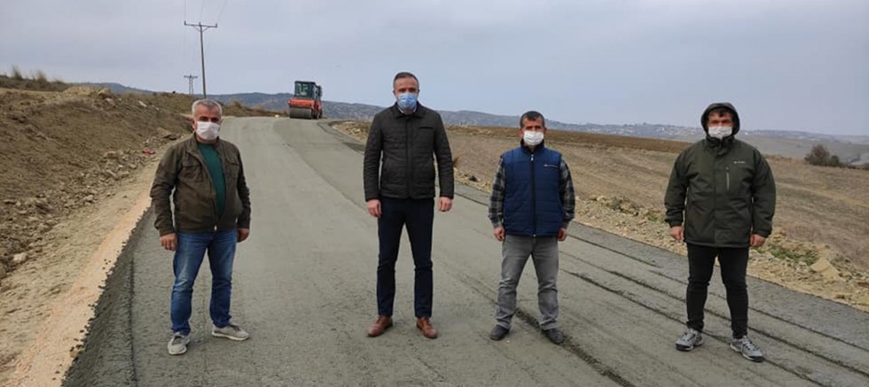 Beton Asfalt Yolun Yapım Çalışmaları Başladı