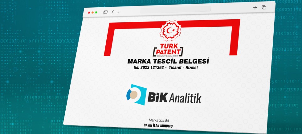 BİK Analitik Marka Tescil Belgesi Aldı