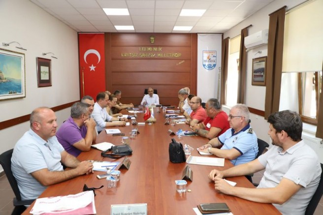 Birim Amirleri ile Çalışmalar Masaya Yatırıldı