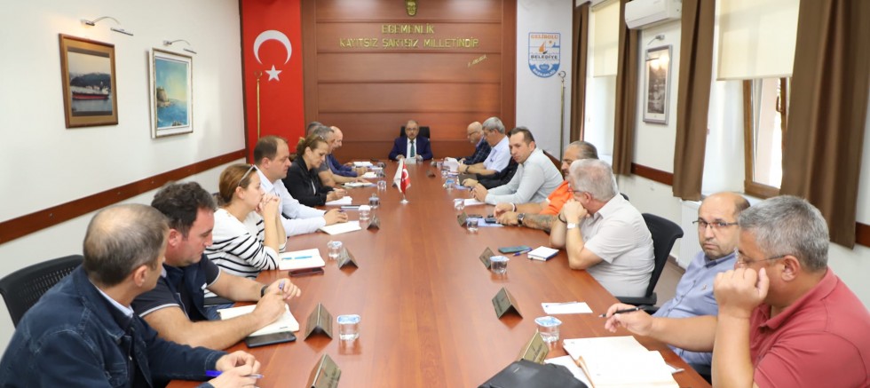Birim Amirleriyle Haftalık Toplantı Gerçekleştirildi