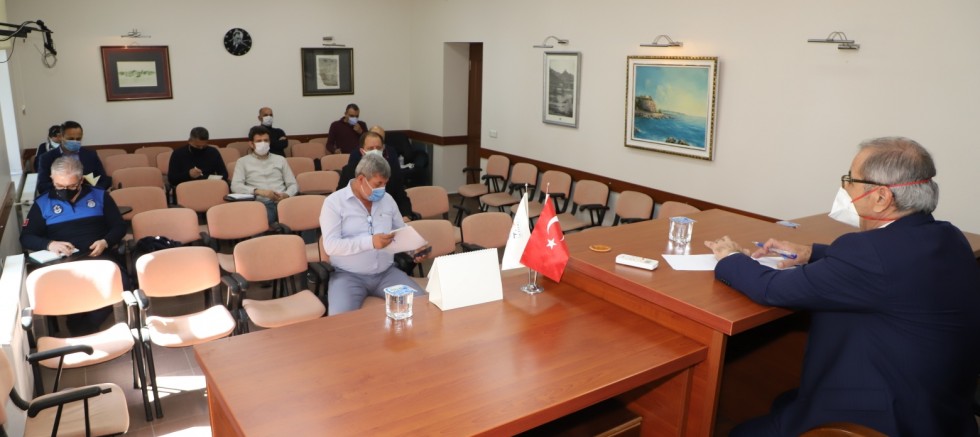 Birim Amirleriyle Haftalık Toplantı Yapıldı