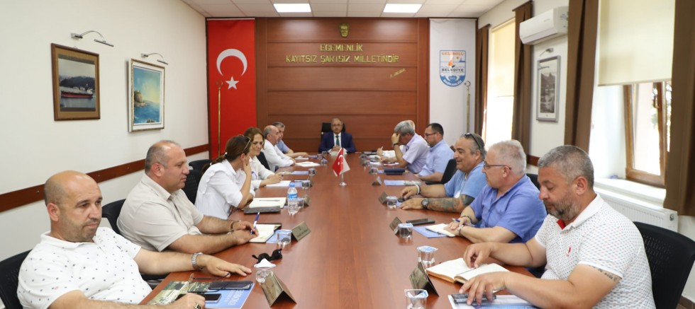 Birim Amirleriyle Olağan Toplantı Gerçekleştirildi
