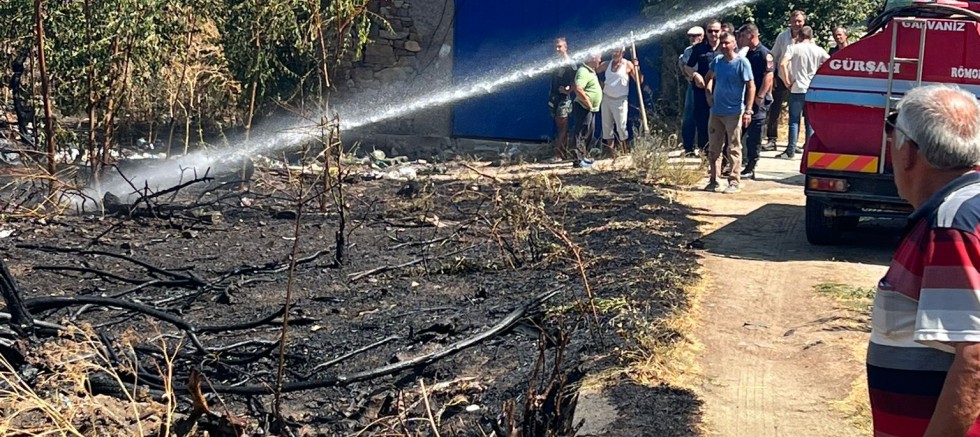 Bolayır’da Çıkan Yangın Büyümeden Söndürüldü