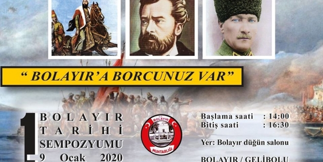 Bolayır Sempozyumu Bugün