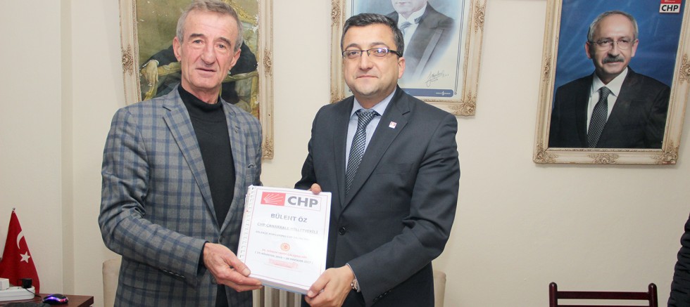 Bülent Öz'den Yeni Seçilen İlçe Yönetimine Ziyaret