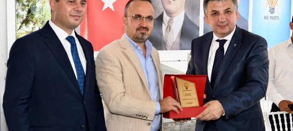 BÜLENT TURAN iLÇEMiZDE ZiYARETLERDE BULUNDU